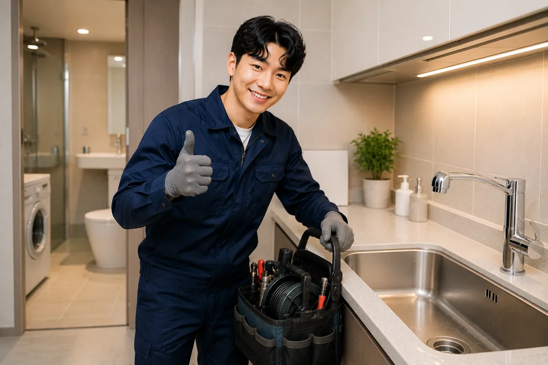 향남읍 배관막힘 마무리점검